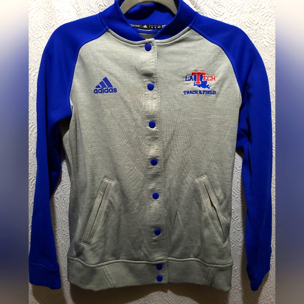 Adidas Louisiana Tech Track & Field Jacket Gem
